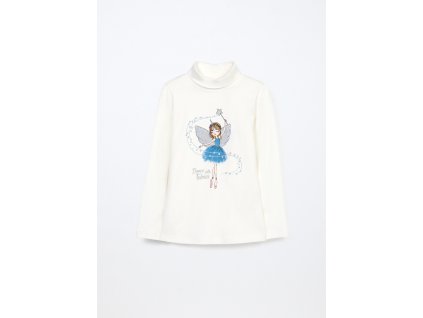 Lupetto in interlock di puro cotone bambina (Velikost 3-4 let (104 cm), Barva Bílá)