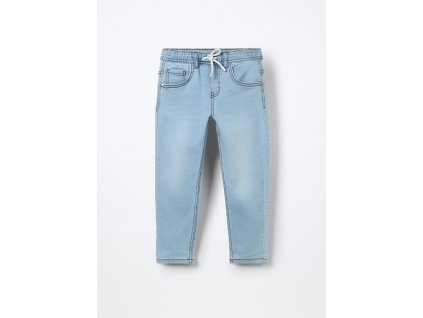 Jogger in denim misto cotone bambino (Velikost 3-4 let (104 cm), Barva Azurová)