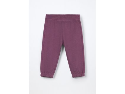 Joggers in puro cotone fleece neonata (Velikost 9-12 měsíců (74 cm), Barva Fialová)