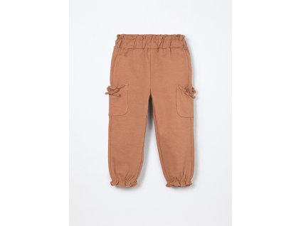 Joggers in french terry di cotone stretch neonata (Velikost 9-12 měsíců (74 cm), Barva Hnědá)