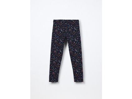 Leggings in french terry di cotone stretch bambina (Velikost 3-4 let (104 cm), Barva Černá)