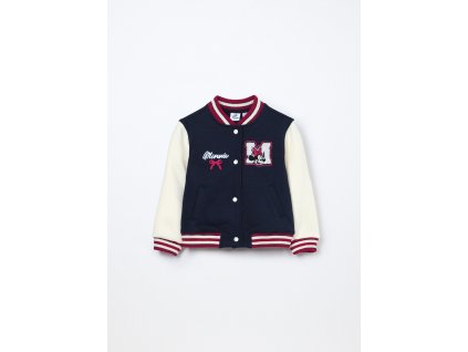 Bomber varsity in felpa misto cotone neonata (Velikost 9-12 měsíců (74 cm), Barva Modrá)