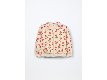 Felpa in french terry di puro cotone neonata (Velikost 9-12 měsíců (74 cm), Barva Béžová)