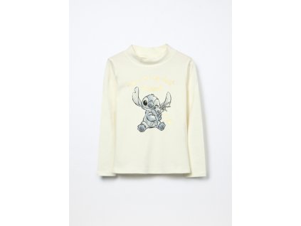 T-shirt in interlock di puro cotone bambina (Velikost 3-4 let (104 cm), Barva Bílá)