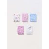 Pack 5 slip in puro cotone ragazza (Velikost 0-1 měsíců (50 cm), Barva Růžová)