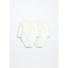 Pack 2 body in interlock di puro cotone (Velikost 0-0)