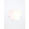 Pack 2 body in interlock di puro cotone (Velikost 0-0)