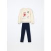 Jogging set in french terry di puro cotone bambina (Velikost 3-4)