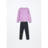 Jogging set in french terry di puro cotone bambina (Velikost 3-4)