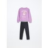 Jogging set in french terry di puro cotone bambina (Velikost 3-4)