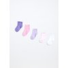 Pack 5 calze corte misto cotone bambina (Velikost 2-4)