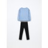 Jogging set in french terry stretch bambina (Velikost 3-4)