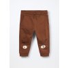 Jogger in puro cotone fleece neonato (Velikost 9-12 měsíců (74 cm), Barva Hnědá)