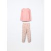 Set pigiama in interlock di puro cotone bambina (Velikost 3-4 let (104 cm), Barva Růžová)