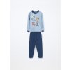 Set pigiama lungo in interlock di puro cotone bambino (Velikost 3-4 let (104 cm), Barva Modrá)