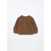 Cardigan tricot in puro cotone neonata (Velikost 1-3 měsíců (56 cm), Barva Hnědá)