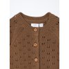 Cardigan tricot in puro cotone neonata (Velikost 1-3 měsíců (56 cm), Barva Hnědá)