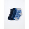 Pack 5 calze corte misto cotone bambino (Velikost 25/27, Barva Modrá)