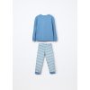 Set pigiama lungo in interlock di puro cotone bambino (Velikost 3-4 let (104 cm), Barva Modrá)