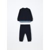Jogging set in french terry di puro cotone neonato (Velikost 9-12 měsíců (74 cm), Barva Modrá)