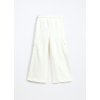 Pantaloni cargo in french terry di misto cotone bambina (Velikost 4-5 let (110 cm), Barva Bílá)