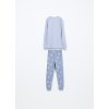 Set pigiama in interlock di puro cotone ragazza (Velikost 10-11 let (146 cm), Barva Azurová)
