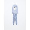 Set pigiama in interlock di puro cotone ragazza (Velikost 10-11 let (146 cm), Barva Azurová)