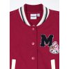 Felpa varsity misto cotone bambina (Velikost 4-5 let (110 cm), Barva Červená)
