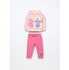 Jogging set in jersey di cotone stretch neonata (Velikost 9-12 měsíců (74 cm), Barva Růžová)