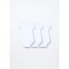 Pack 3 body in interlock di puro cotone (Velikost 1-3 měsíců (56 cm), Barva Bílá)