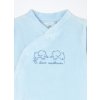 Set velour misto cotone neonato (Velikost 0-0, Barva Azurová)