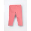Leggings in french terry di cotone stretch neonata (Velikost 9-12 měsíců (74 cm), Barva Růžová)