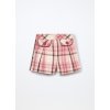 Shorts a quadri misto cotone bambina (Velikost 3-4 let (104 cm), Barva Bílá)