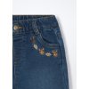 Pantaloni in french terry denim neonato (Velikost 1-3 měsíců (56 cm), Barva Modrá)