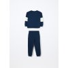 Jogging set in puro cotone fleece bambino (Velikost 3-4 let (104 cm), Barva Modrá)
