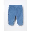 Pantaloni in costina di velluto neonato (Velikost 1-3 měsíců (56 cm), Barva Azurová)