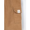 Pantaloni cargo in velluto a coste di puro cotone neonata (Velikost 1-3 měsíců (56 cm), Barva Hnědá)