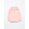 Felpa con cappuccio in french terry di puro cotone neonata (Velikost 9-12 měsíců (74 cm), Barva Růžová)