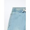 Jeans cargo pullo on in denim mercerizzato bambino (Velikost 3-4 let (104 cm), Barva Modrá)