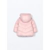 Giubbino imbottito con cappuccio neonata (Velikost 9-12 měsíců (74 cm), Barva Růžová)