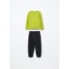 Jogging set in puro cotone fleece bambino (Velikost 3-4 let (104 cm), Barva Zelená)