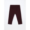 Leggings in cotone fleece stretch neonata (Velikost 9-12 měsíců (74 cm), Barva Fialová)