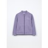 Felpa in french terry di cotone stretch bambina (Velikost 3-4 let (104 cm), Barva Fialová)