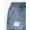Jogger in denim misto cotone bambino (Velikost 3-4 let (104 cm), Barva Modrá)