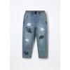 Jogger in denim misto cotone bambino (Velikost 3-4 let (104 cm), Barva Modrá)