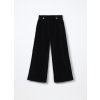 Pantaloni misto cotone velour bambina (Velikost 3-4 let (104 cm), Barva Černá)
