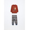 Set pigiama in interlock di puro cotone neonato (Velikost 9-12 měsíců (74 cm), Barva Červená)