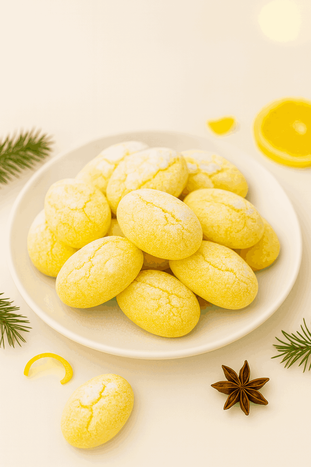🥟 Italské citronové sušenky al limone