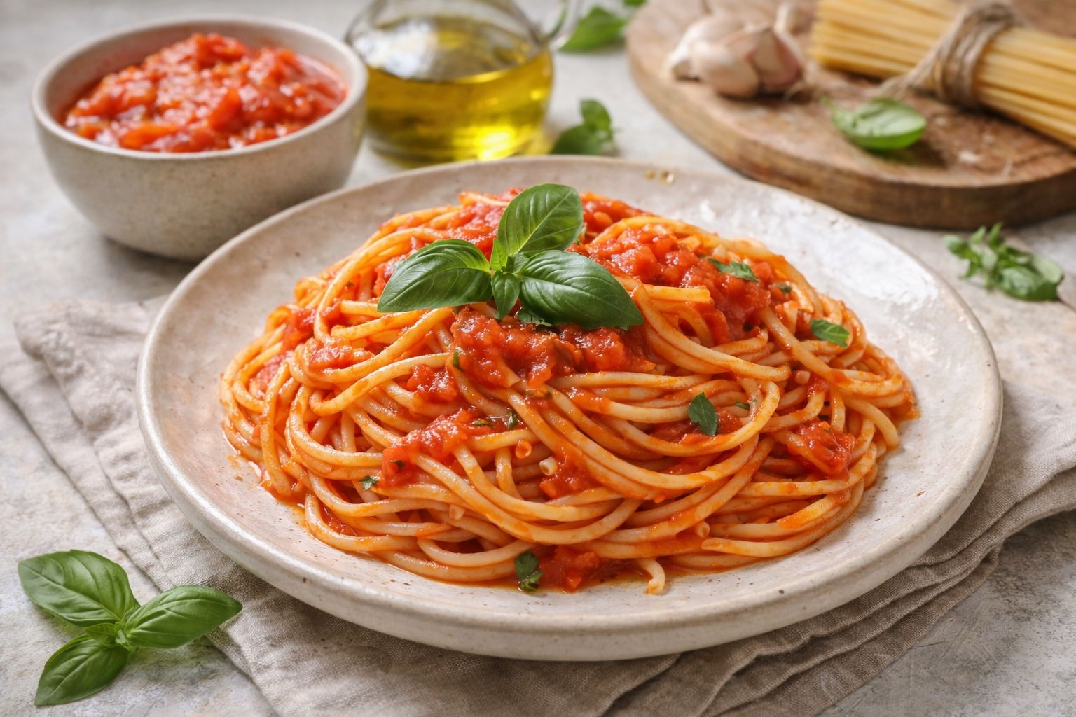 Pasta al Pomodoro – jednoduchá italská klasika po svátcích