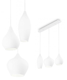 Závěsné svítidlo SOFT SP3 BIANCO